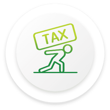 tax debt loan icon