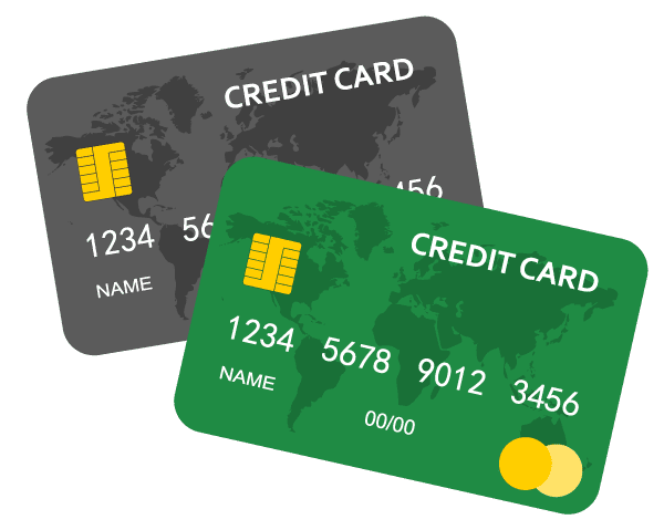 Cartoon credit card
